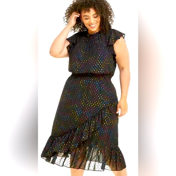 Draper James Dresses & Skirts - Draper James Kacey Sleeveless Ruffle Dress size 2X Multicolor